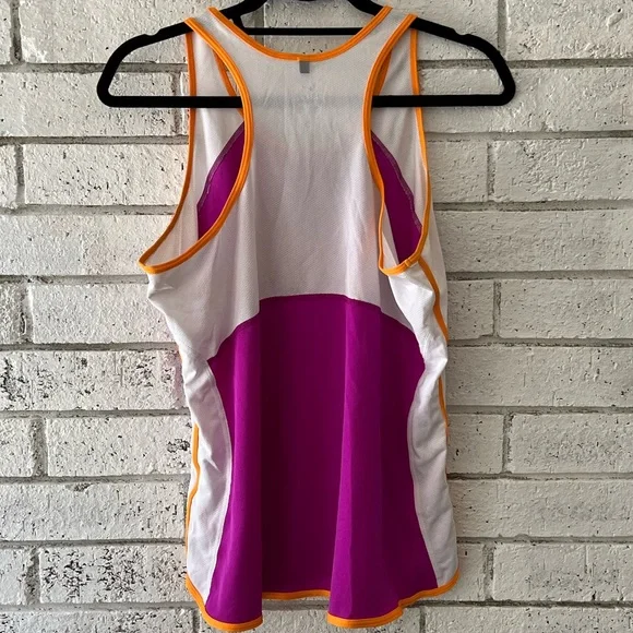Nike DriFit Sleeveless Top - Purple, Orange, and White - Picture 2 of 4